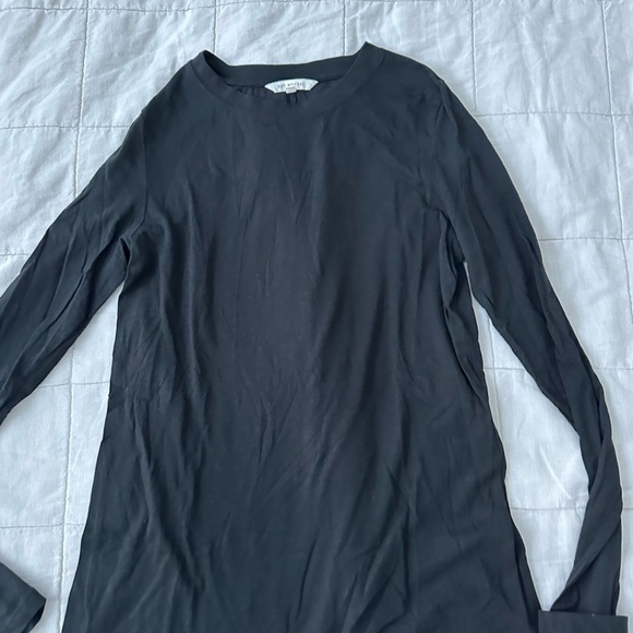 Not Monday - Juliannne Long Sleeve Tee - size small - black - Picture 4 of 5